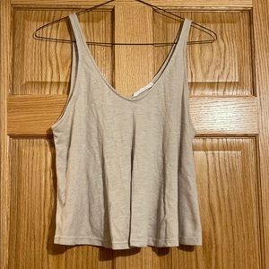 Tan/Cream Tank Top